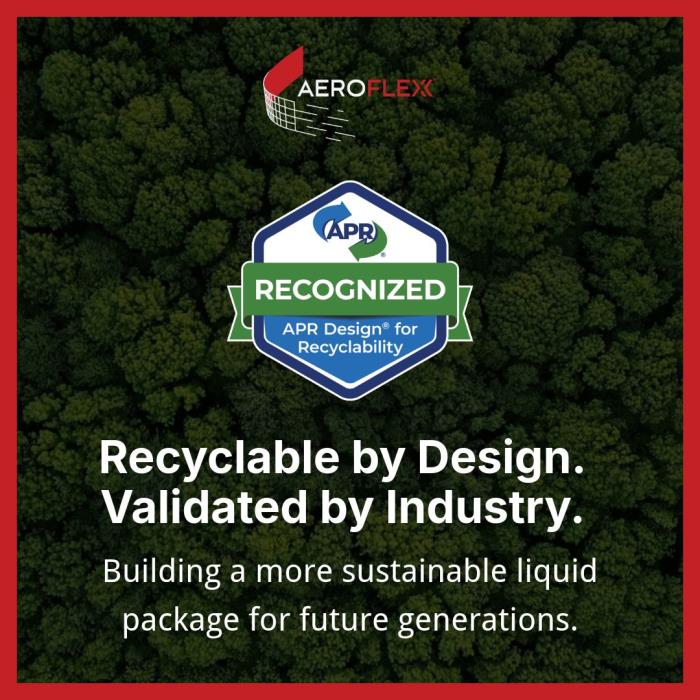 AeroFlexx: Recyclable by Design. Validated by Industry.